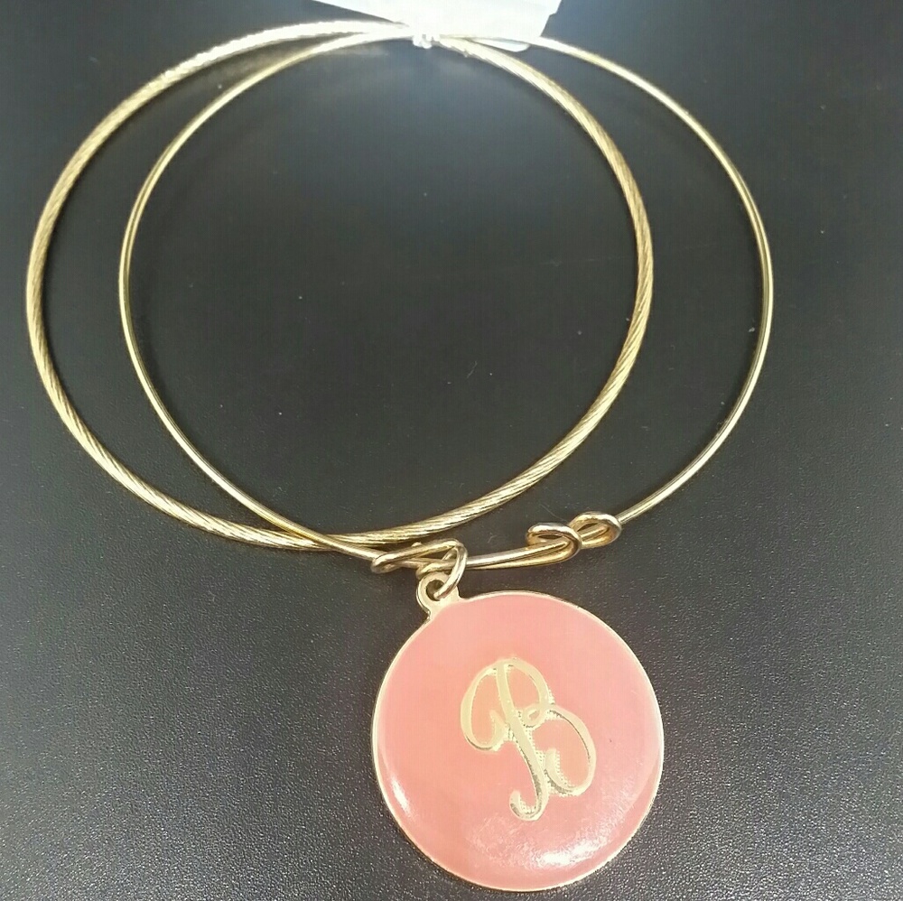 Girls Initial Bracelet "B"